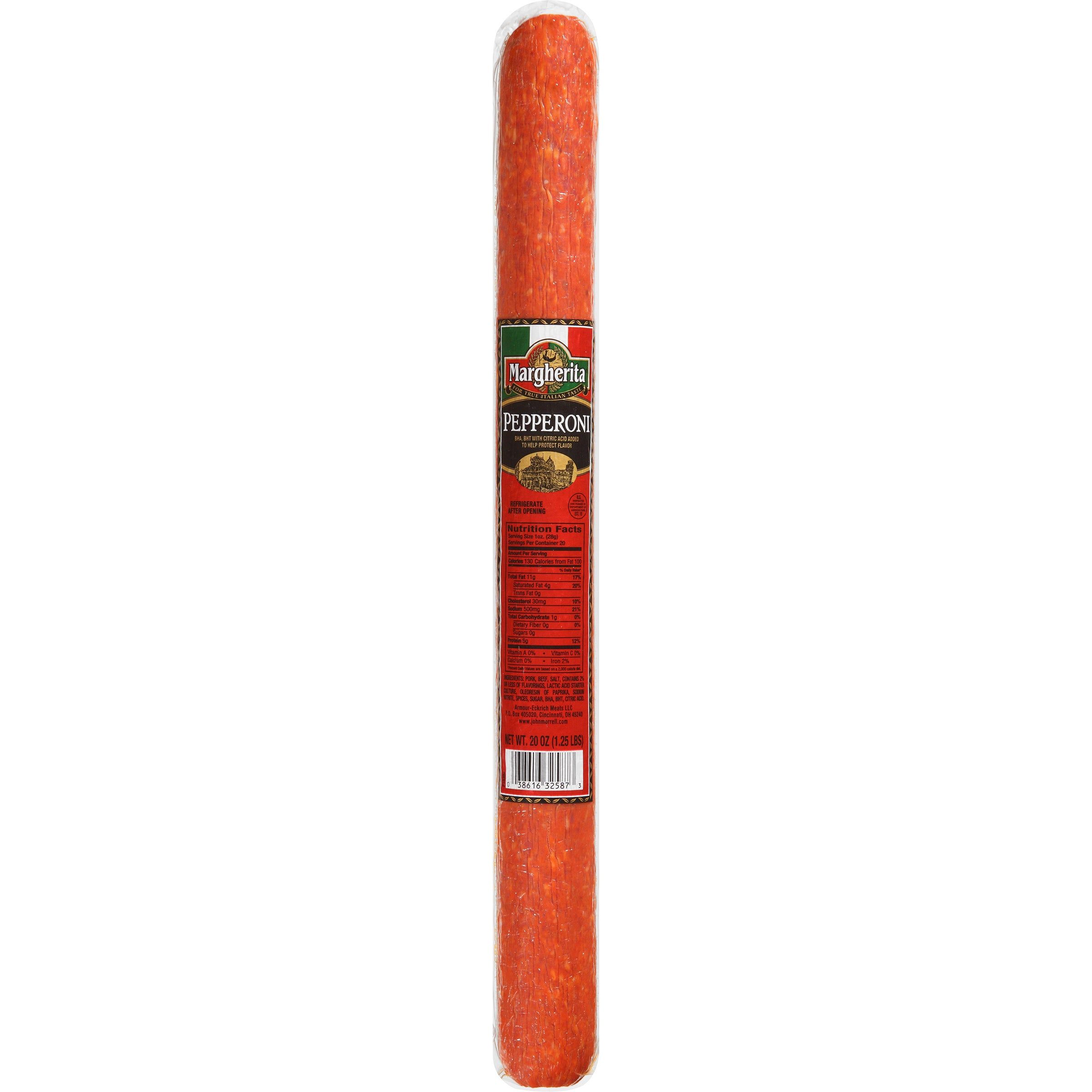 Pepperoni Stick 20 Oz. Margherita Meats